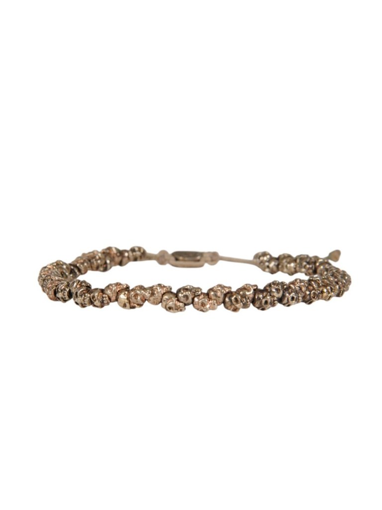 M Cohen By Maor Crowded Skull Row Wrap Bracelet 925 Silver Limited Skeleton